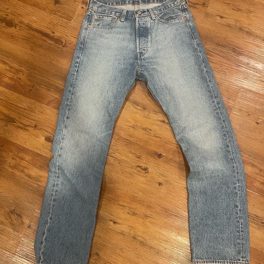 Levi's Light Blue Straight Jeans